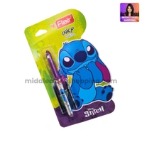 Premium Quality Disney Stitch Liquid Ink Fountain Pen With 2 Catridges MC612