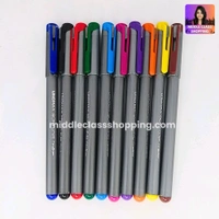 High Quality Unomax 10 in 1 Softline Fineliner Pens (10 colors) MC621