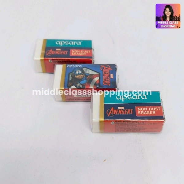 Apsara Premium Avengers Non Dust Eraser MC628