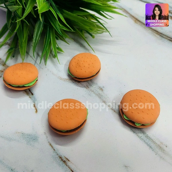Kids Favorite Big Sized Cute Facny 3D Multilayered Burger Eraser MC647