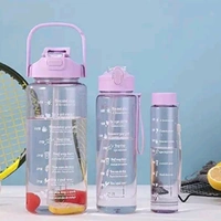 High Quality 3 in 1 Transparent Motivational Bottle MC651