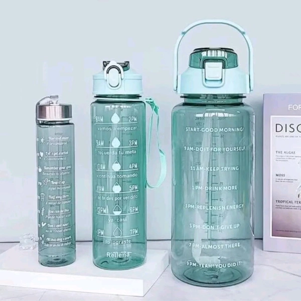 High Quality 3 in 1 Transparent Motivational Bottle MC651