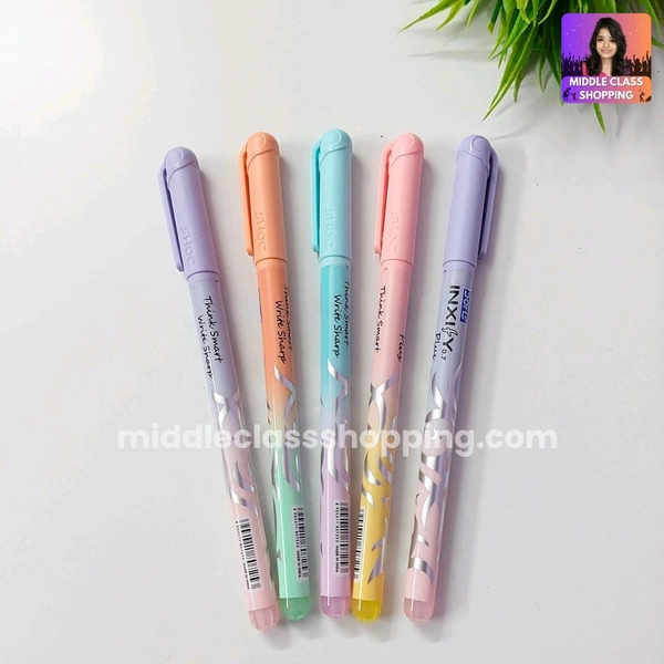 Doms Inxify Plus Shining Super Cute Soft Gradient Ball Point Pen MC659