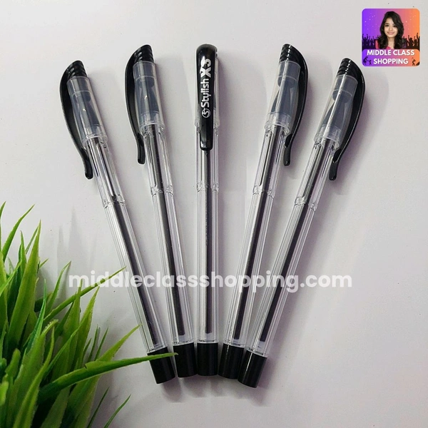 Premium High Quality Stylish X3 Ball Point Tip Pen (BLACK) MC665
