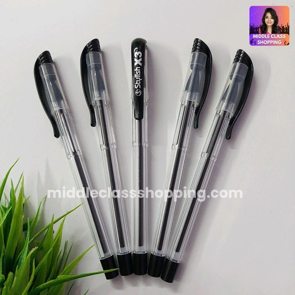Premium High Quality Stylish X3 Ball Point Tip Pen (BLACK) MC665