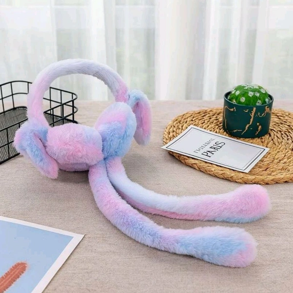 Kids Favorite Cute Gradient Colored Earmuffs With Jumping Ears MC667
