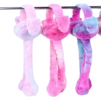 Kids Favorite Cute Gradient Colored Earmuffs With Jumping Ears MC667