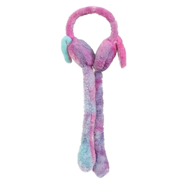 Kids Favorite Cute Gradient Colored Earmuffs With Jumping Ears MC667