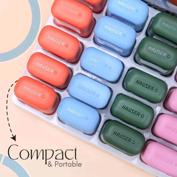 Hauser High Quality Dust Free Erasers With Plastic Case And Lid MC668