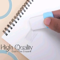 Hauser High Quality Dust Free Erasers With Plastic Case And Lid MC668
