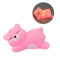 Super Cute Pink Bear Doll With Cute Night Light And Best Gift MC670