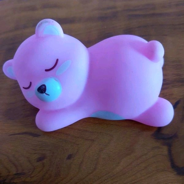 Super Cute Pink Bear Doll With Cute Night Light And Best Gift MC670