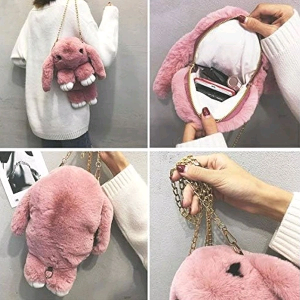 Girls Favorite Trending Super Cute Rabbit Bunny Multicolored Sling Bag MC673