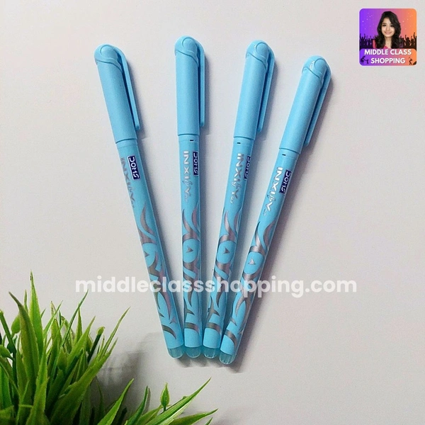 Doms Inxify Shining Super Cute Softy Blue Ball Point Pen (BLUE) MC682