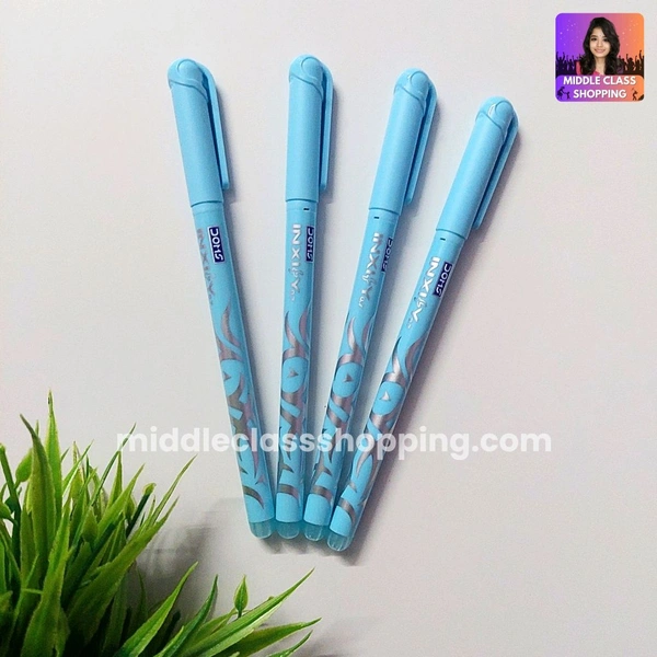 Doms Inxify Shining Super Cute Softy Blue Ball Point Pen (BLUE) MC682