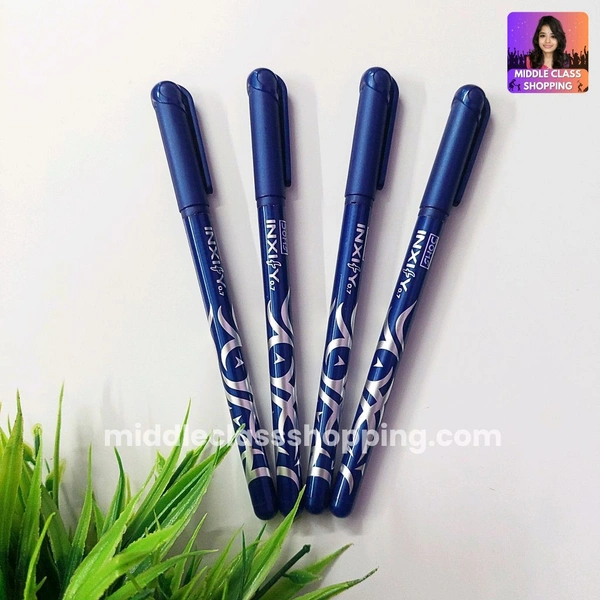 Doms Inxify Shining Super Cute Dark Blue Ball Point Pen (BLUE) MC684