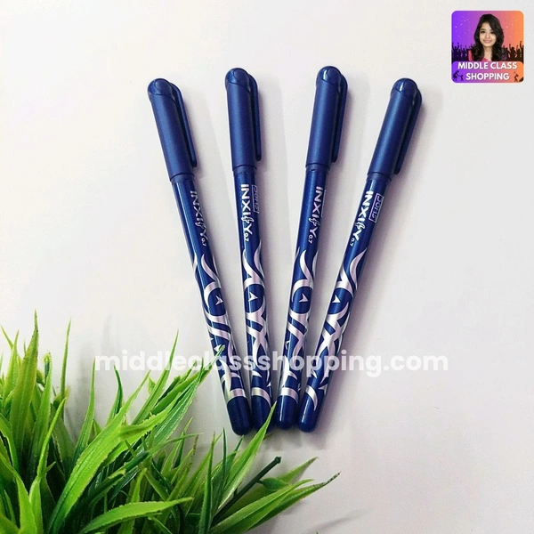 Doms Inxify Shining Super Cute Dark Blue Ball Point Pen (BLUE) MC684
