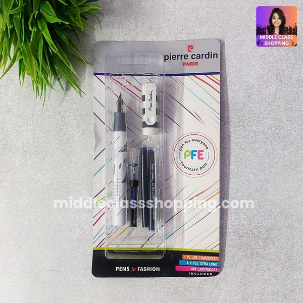 Premium Quality Flair Pierre Cardin Paris Catridge Liquid Fountain Pen With 2 Catridges And Ink Converter MC696