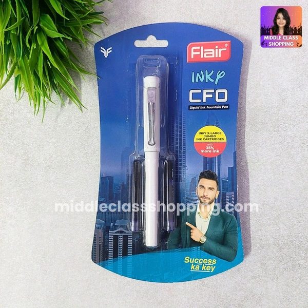 Premium Quality Flair CFO Liquid Ink Fountain Pen With  Jumpo Ink 2 Catridges MC707