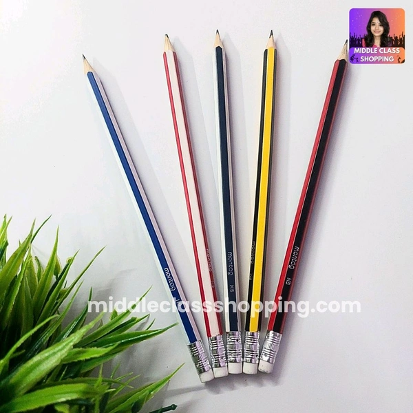 Montag High Quality Premium Dark Writing Pencils (5pcs)  MC708