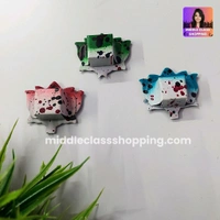 Premium Lotus Deisgned Colorful Metalic Agarbatti Wall Adhesive Stand MC716