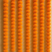 Cute Realistic Look Artificial Flower Garland Decoration For Grand Functions, Diwali Decoration, Pooja Room Decoration (ORANGE)  MC725