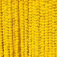 Cute Realistic Look Artificial Flower Garland Decoration For Grand Functions, Diwali Decoration, Pooja Room Decoration (YELLOW)  MC726