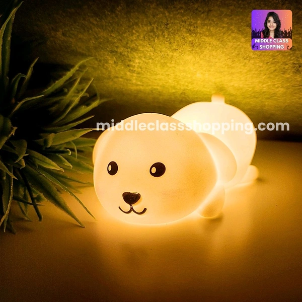 Super Cute Sleeping Dog With Cute Night Light And Best Gift MC742