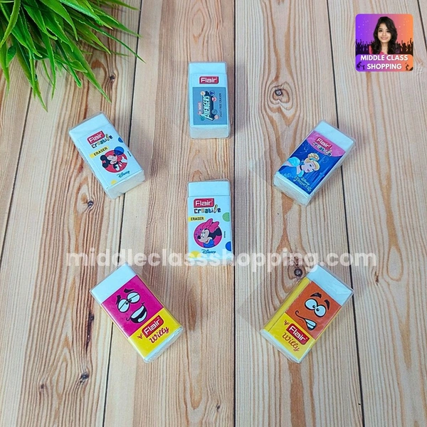 Flair High Quality Non Dust Erasers MC750