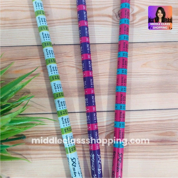 Trending Students Dark Pencils With Maths Tables Prints MC771