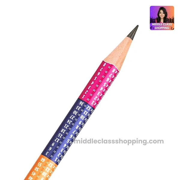 Trending Students Dark Pencils With Maths Tables Prints MC771