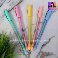 Doms Premium Inxtra Candy Cute Soft Creamy Colored  Ball Pen (BLUE) MC772