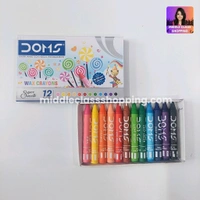 Doms Premium Wax Crayons (12 SHADES) MC776
