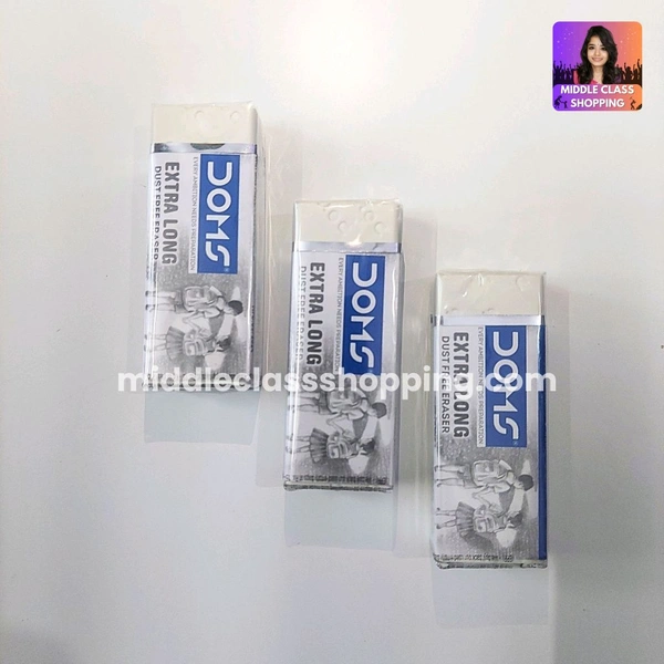 Doms Premium Extra Long Dust Free Erasers MC787