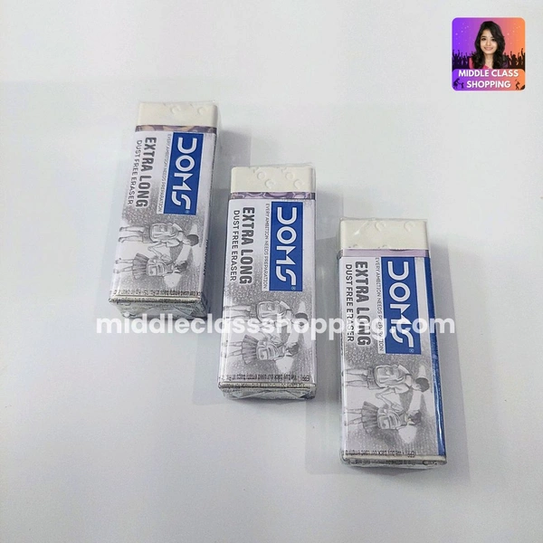 Doms Premium Extra Long Dust Free Erasers MC787