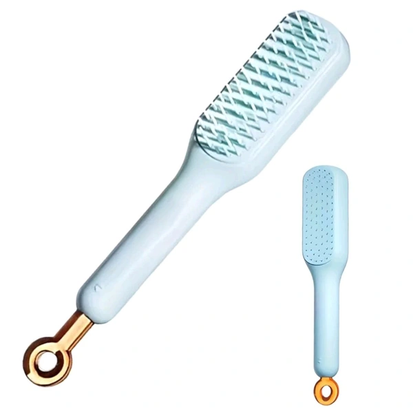 Easy Self Cleaning Hair Brush With Simple Push Hair Removal MC790