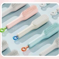 Easy Self Cleaning Hair Brush With Simple Push Hair Removal MC790