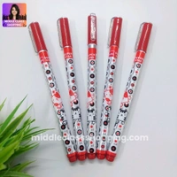 Cello Premium Super Star Cute Fancy Designed Red Gel Pen (RED INK) MC806