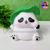 Super Cute Bubbly Sitting Green Cap Panda With Cute Night Light And Best Gift MC811