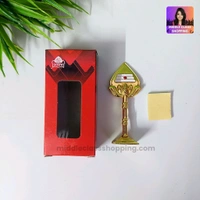 Premium Golden Finish Double Sided Vel With Adhesive Tape For Car Dashboard And Multipurpose (3inches) MC819