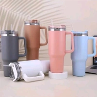Trending Stainless Steel Tumbler Bottle Including Straw With Premium Solid Color Finish And Best Gifting MC820