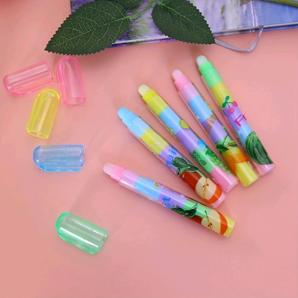 Cute And Colorful Fancy Pen Type Eraser With Cap MC856