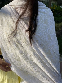 Suroor Chikankari Mukaish Jaalwork Dupatta
