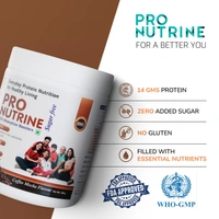 Cutis PRO NUTRINE Everyday Protein Nutrition Family Pack of 2 | Coffee Mocha Flavour | Sugar-Free | No Gluten | Essential Nutrients | Zero Added Sugar - 2 x 200 Grams, 2