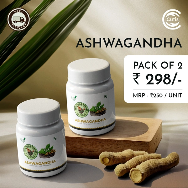 TKC Ashwagandha Capsules for Health and Wellness | Natural Ayurvedic Supplement for Stress Relief, Better Sleep, Memory Support, Focus, Cognitive Health and Immune Strength | 60 Veg Capsules - 2