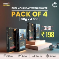 Cutis PRO BAR Pack of 4 Each 50g | 18g. Plant-Based Protein | Sugar-Free & Gluten-Free | New Enhanced Taste | Vanilla Almond Banana & Vanilla Almond Cocoa Bars - 50 Grams Each, 4