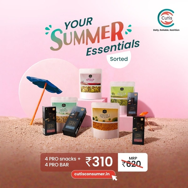 Summer Snack Combo Pack with Healthy Namkeen Mix, Millet Snacks & Protein Energy Bars | Ready-to-Eat Savoury Snacks | Balanced Nutrition | On-the-Go Snacking | Value Pack