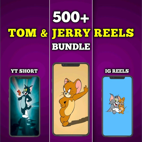 500+ Tom And Jerry Reels Bundle 
