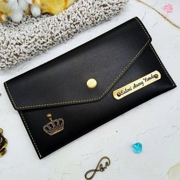 Ladies Minimal Wallet - Black