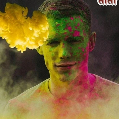 HOLI COLOURS AND CRACKERS